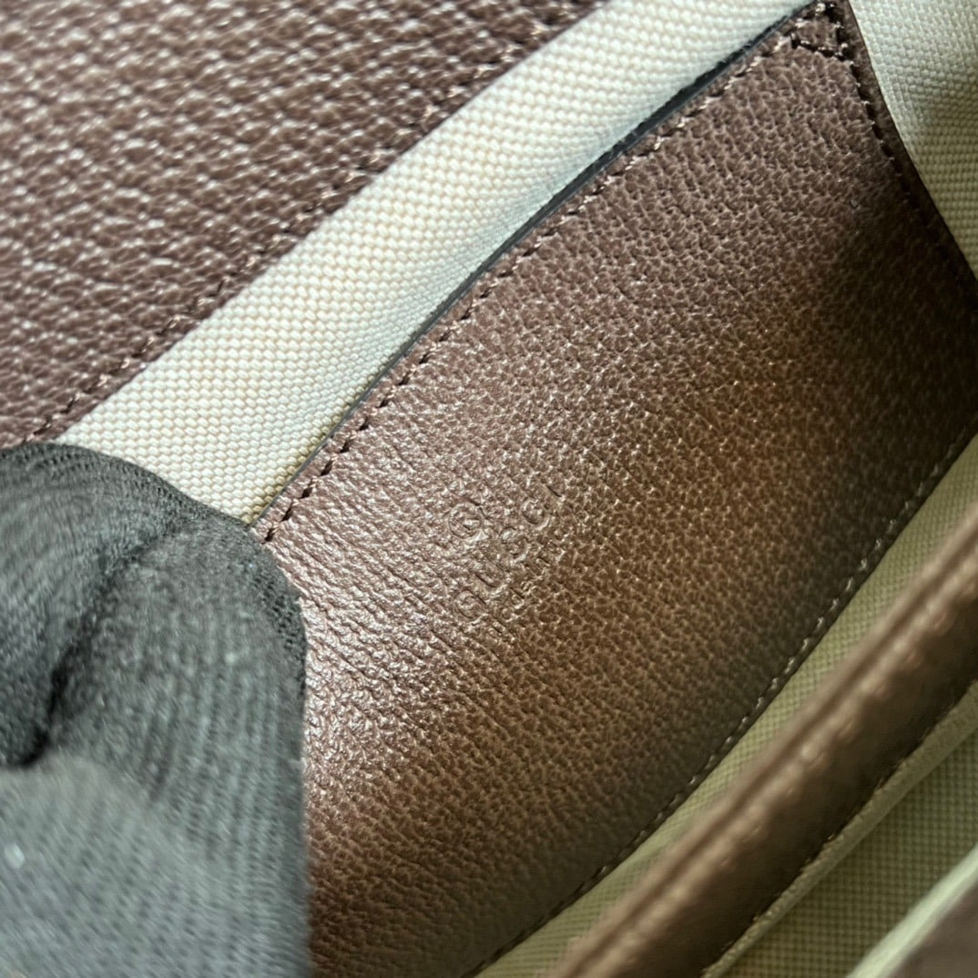 1:1 Replica Gucci Ophidia Jumbo GG Small Shoulder Bag Brown For Women, Women's Bags 10.2in/26cm GG 503877 UKMIG 2570 - Image 5