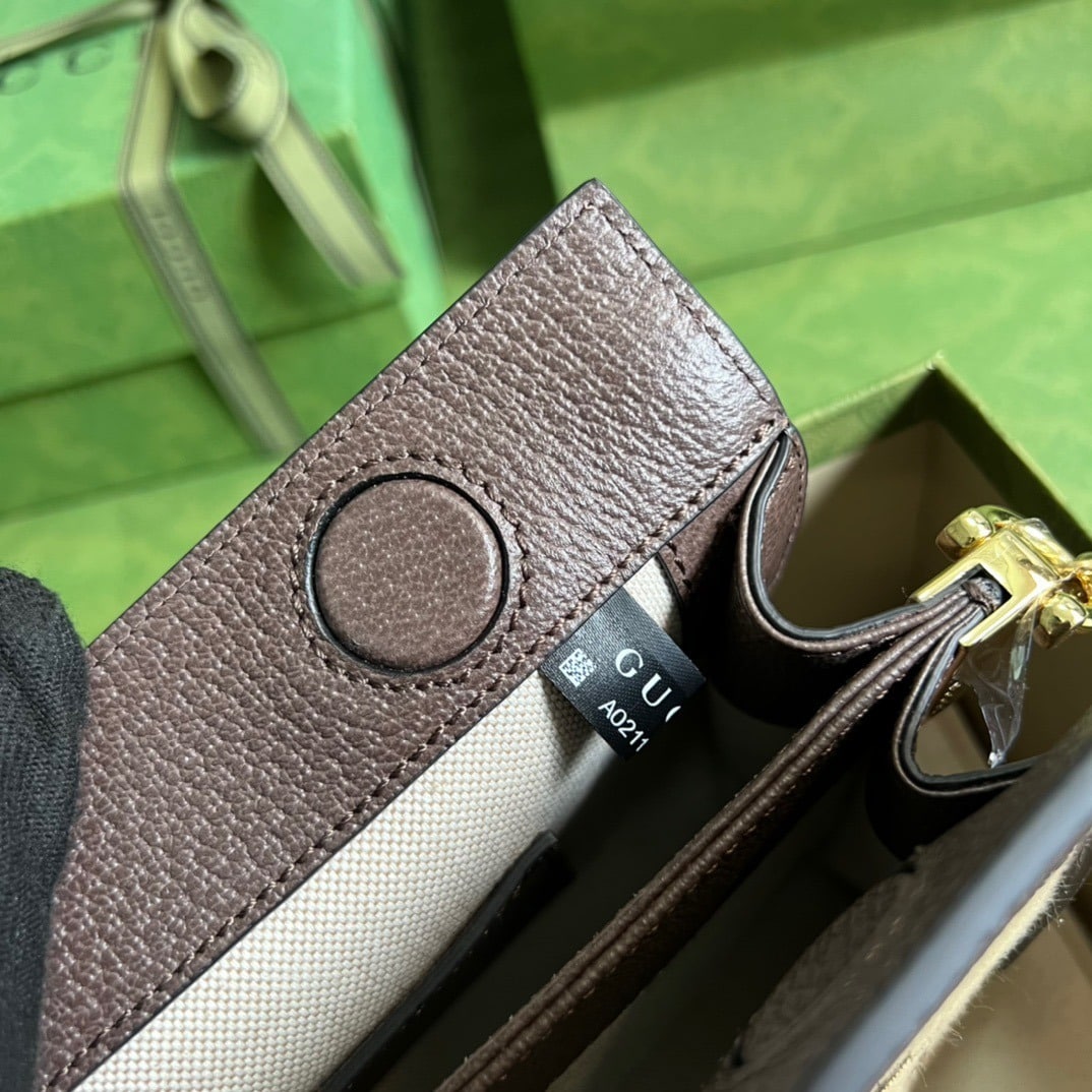 1:1 Replica Gucci Ophidia Jumbo GG Small Shoulder Bag Brown For Women, Women's Bags 10.2in/26cm GG 503877 UKMIG 2570 - Image 8