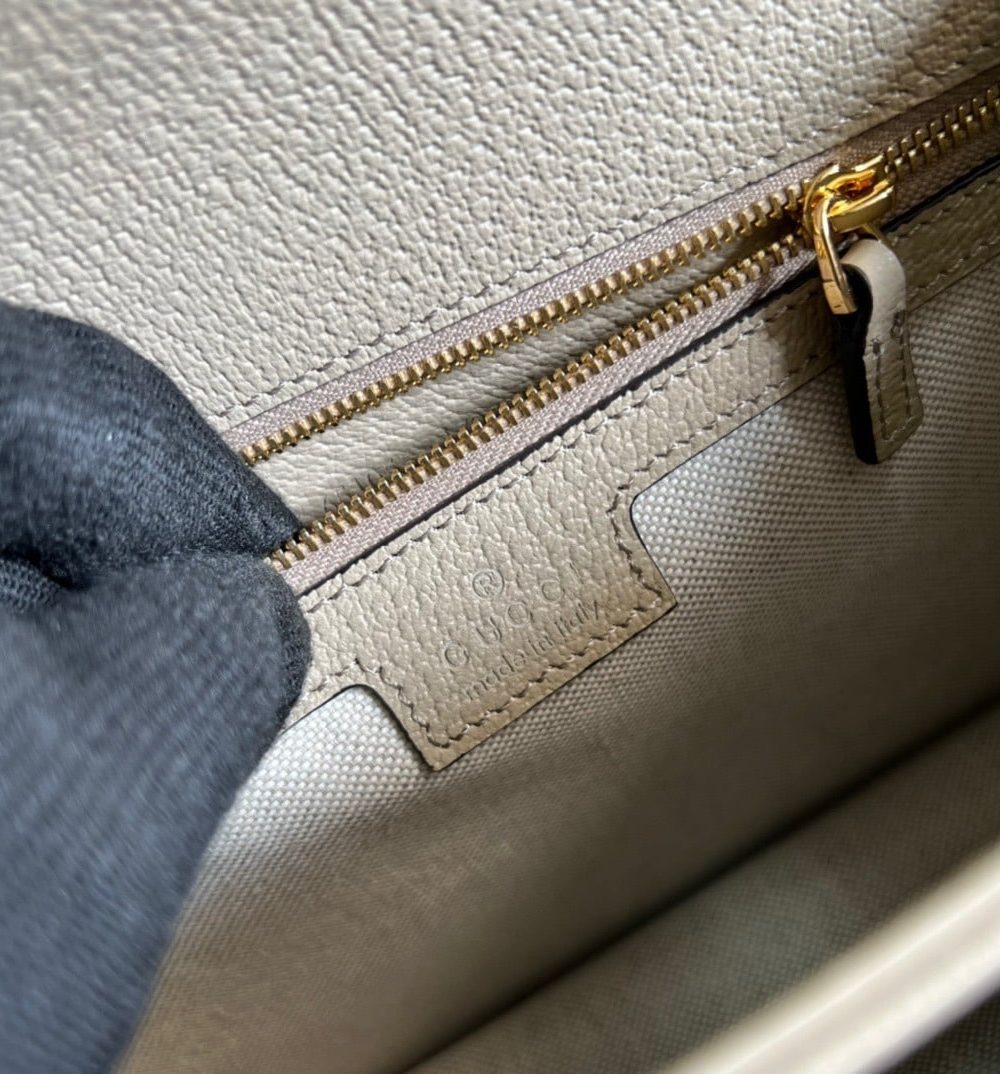 1:1 Replica Gucci Ophidia Small GG Top Handle Bag Beige For Women, Women's Bags 9.8in/25cm GG ‎651055 UULAG 9682