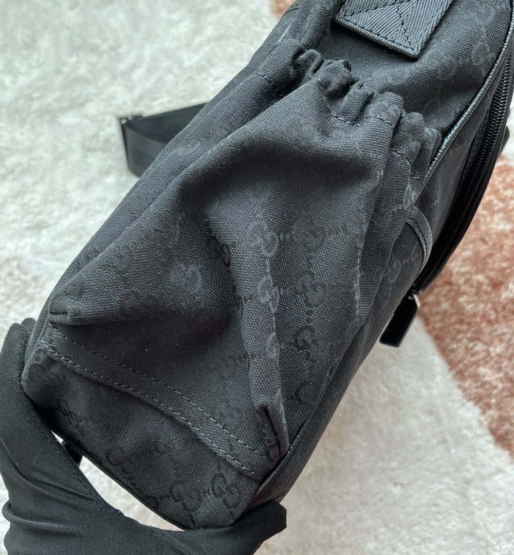 1:1 Replica Gucci Original GG Baby Changing Bag Black For Women, Women's Bags 16.9in/43cm GG