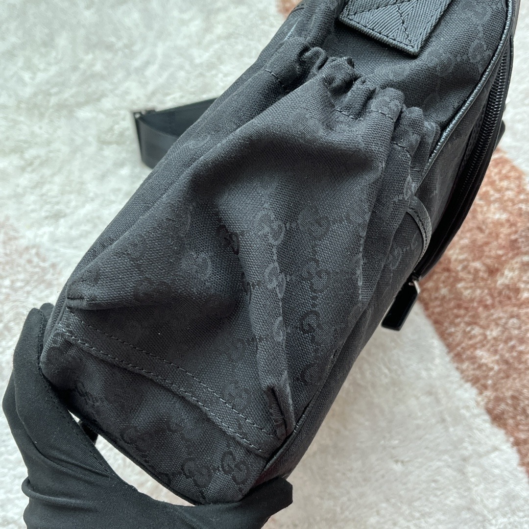 1:1 Replica Gucci Original GG Baby Changing Bag Black For Women, Women's Bags 16.9in/43cm GG - Image 9