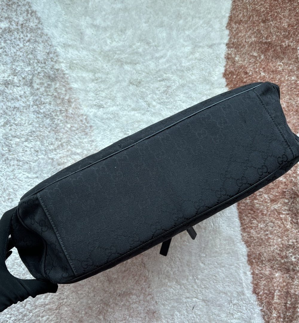 1:1 Replica Gucci Original GG Baby Changing Bag Black For Women, Women's Bags 16.9in/43cm GG