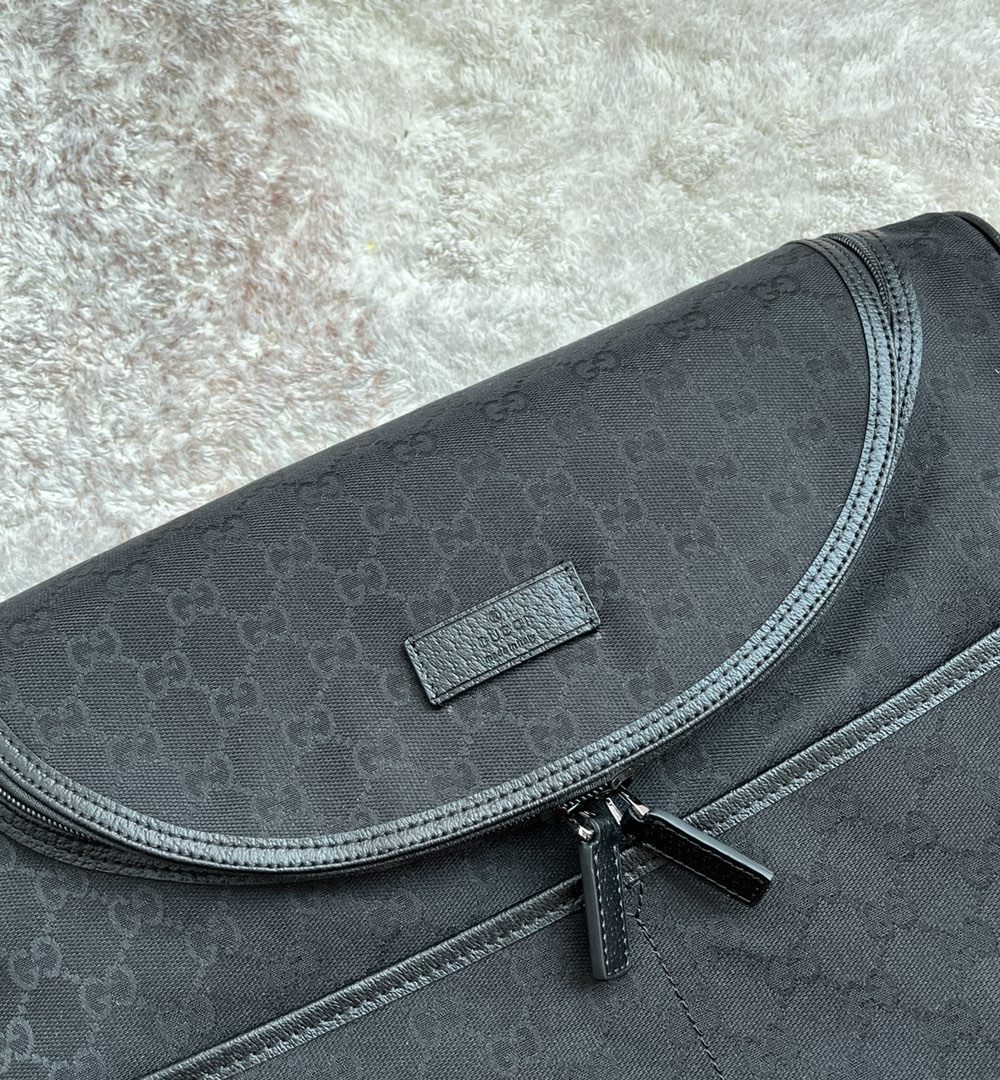1:1 Replica Gucci Original GG Baby Changing Bag Black For Women, Women's Bags 16.9in/43cm GG