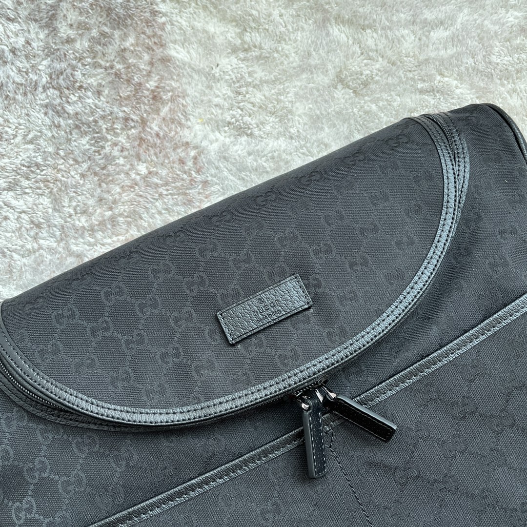 1:1 Replica Gucci Original GG Baby Changing Bag Black For Women, Women's Bags 16.9in/43cm GG - Image 7