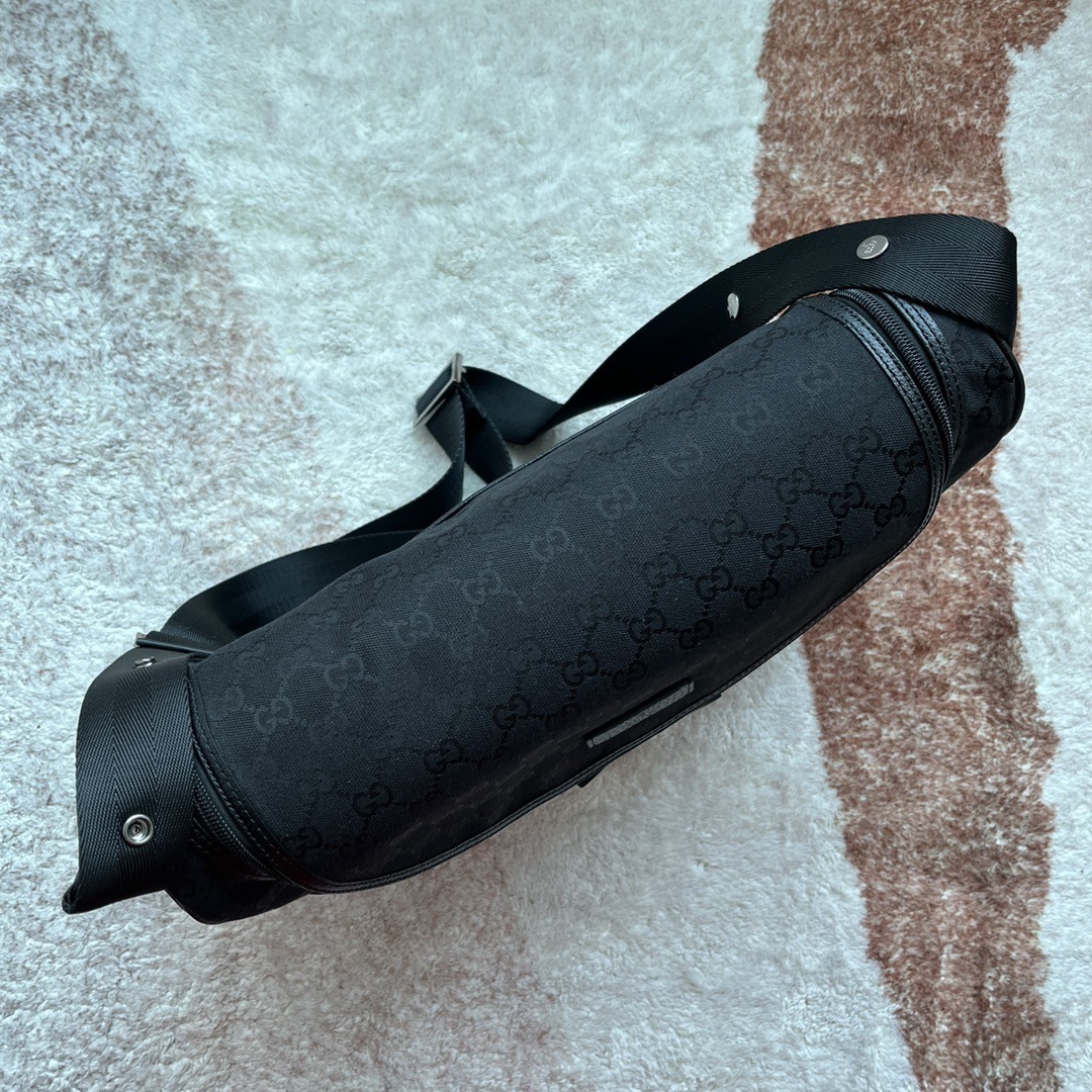 1:1 Replica Gucci Original GG Baby Changing Bag Black For Women, Women's Bags 16.9in/43cm GG - Image 8