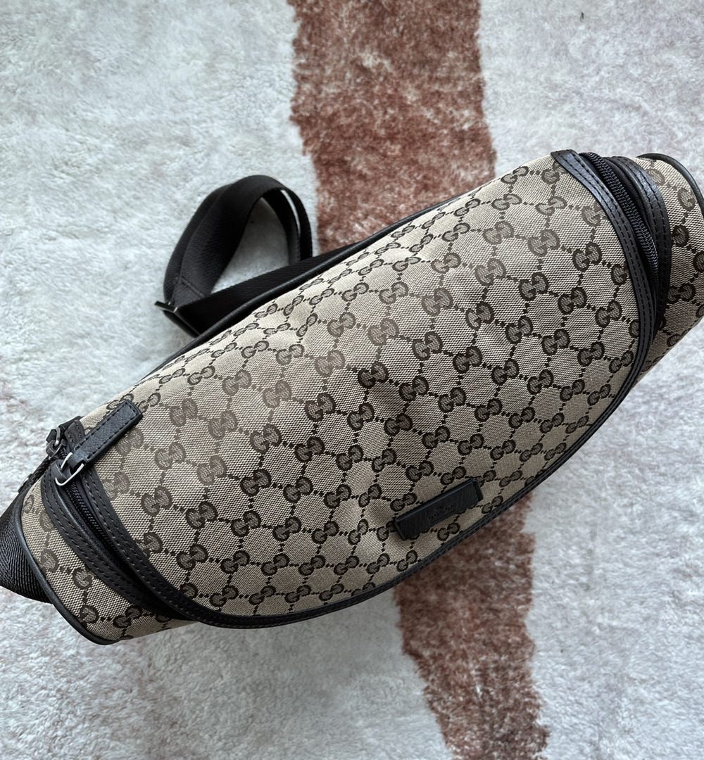 1:1 Replica Gucci Original GG Baby Changing Bag Brown For Women, Women's Bags 16.9in/43cm GG