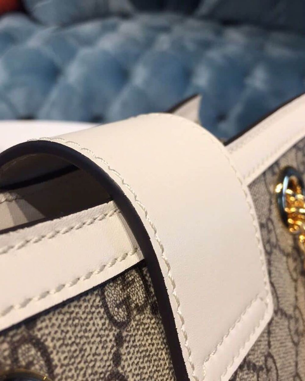 1:1 Replica Gucci Padlock Small GG Shoulder Bag A Material With Low Environmental Impact With White For Women 10in/26cm GG 498156 KHNKG 9761