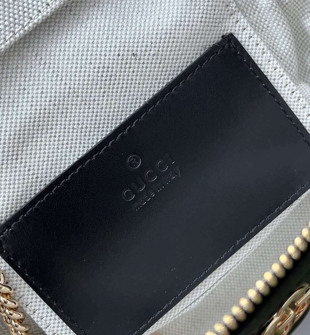 1:1 Replica Gucci Quilted GG Mini Handbag Black For Women, Women's Bags 6.3in/16cm GG 723770 UM8IG 1000