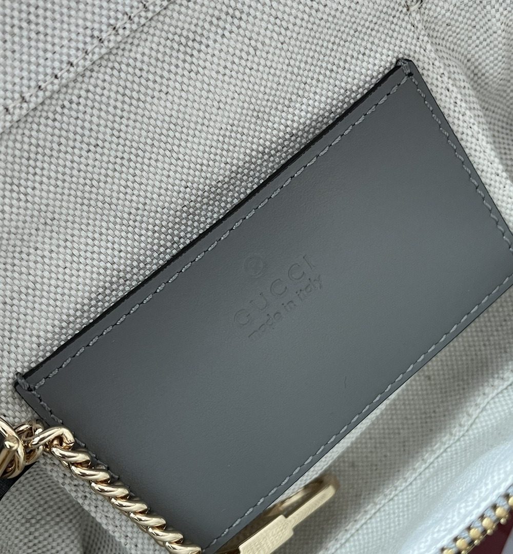1:1 Replica Gucci Quilted GG Mini Handbag Gray For Women, Women's Bags 6.3in/16cm GG 723770 UM8IG 1275