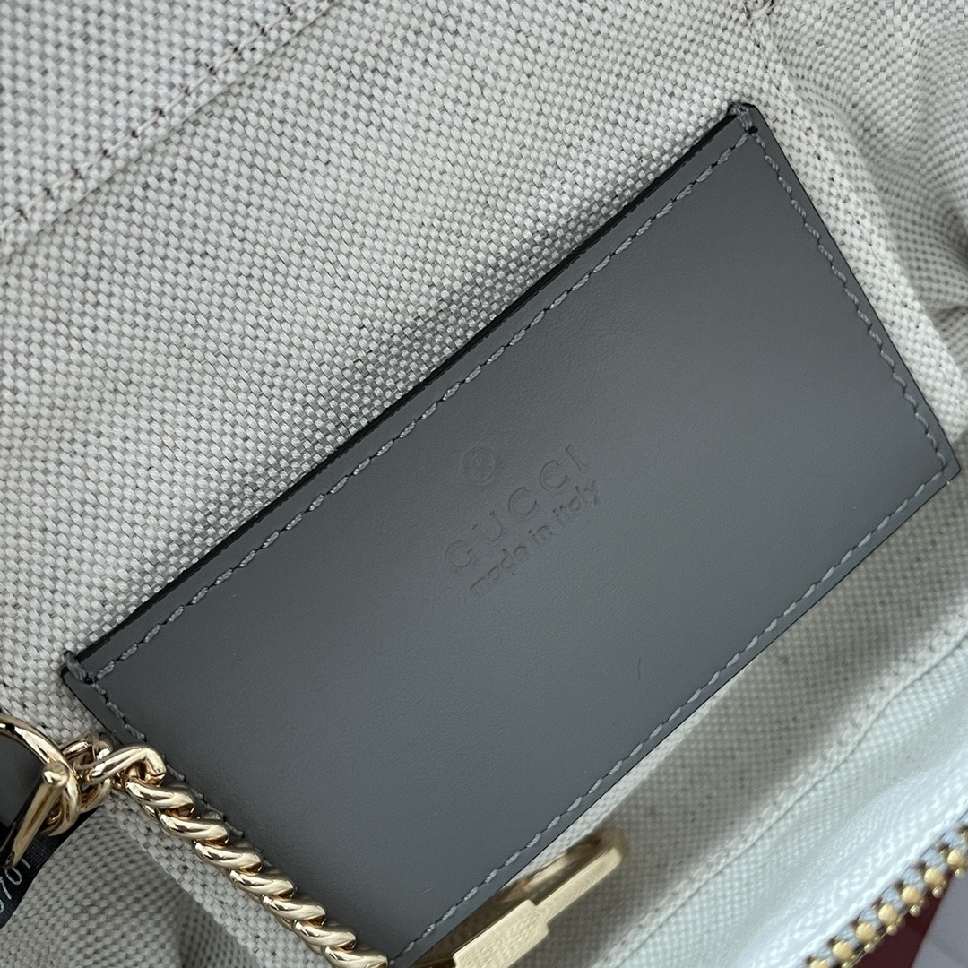 1:1 Replica Gucci Quilted GG Mini Handbag Gray For Women, Women's Bags 6.3in/16cm GG 723770 UM8IG 1275 - Image 6