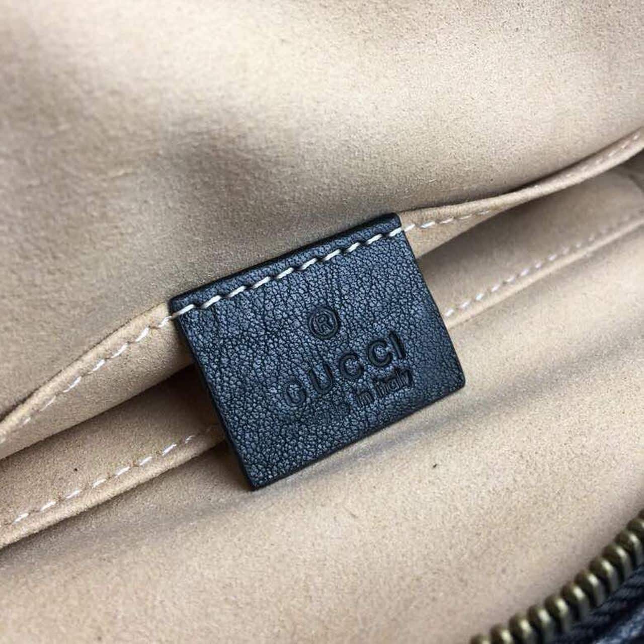 1:1 Replica Gucci RE(BELLE) Medium Top Handle Bag Black For Women 10.7in/27cm GG - Image 9