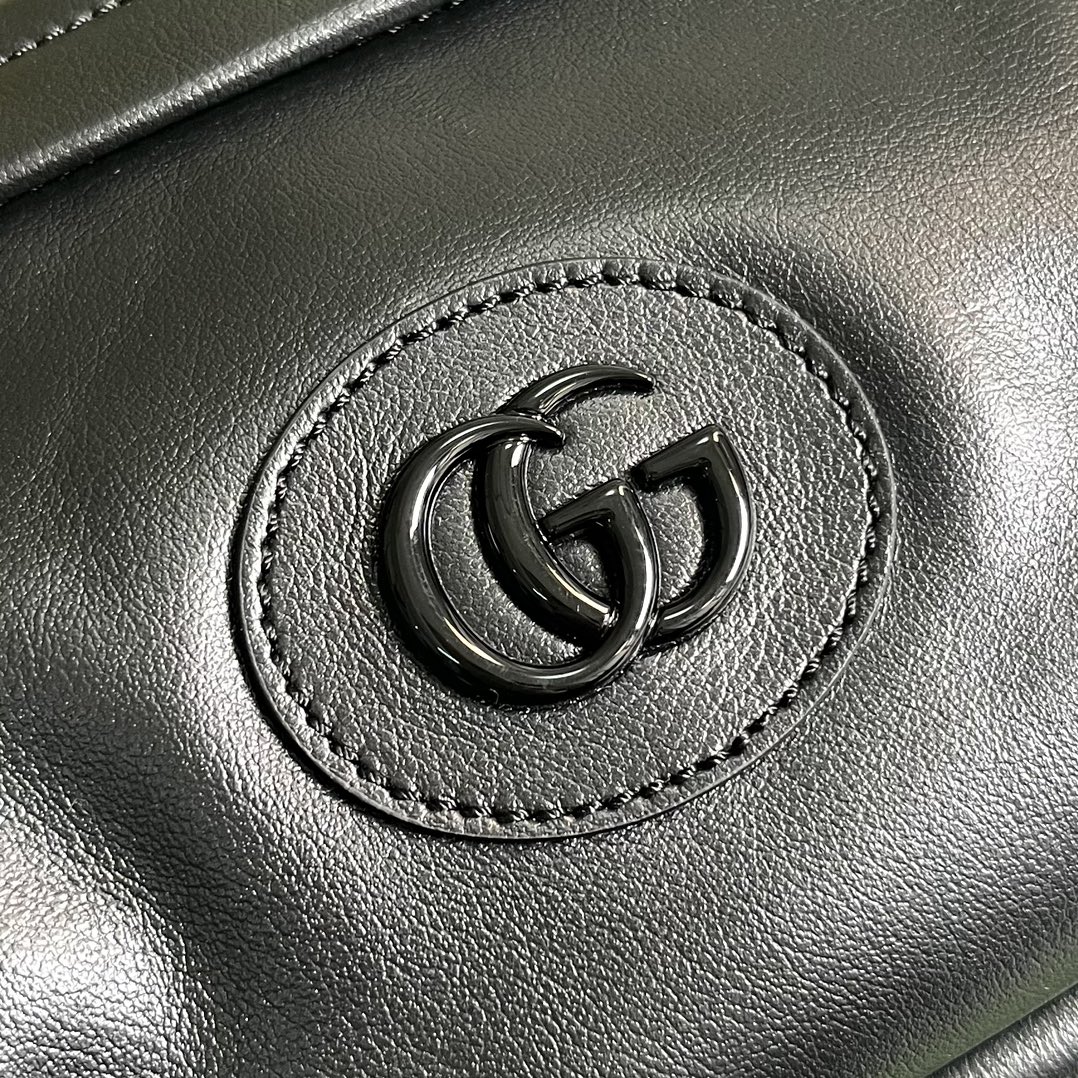 1:1 Replica Gucci Shoulder Tonal Double G Bag Green Khaki/Black For Men 23.3cm/9.2in 725696 AABDH 3353 - Image 13