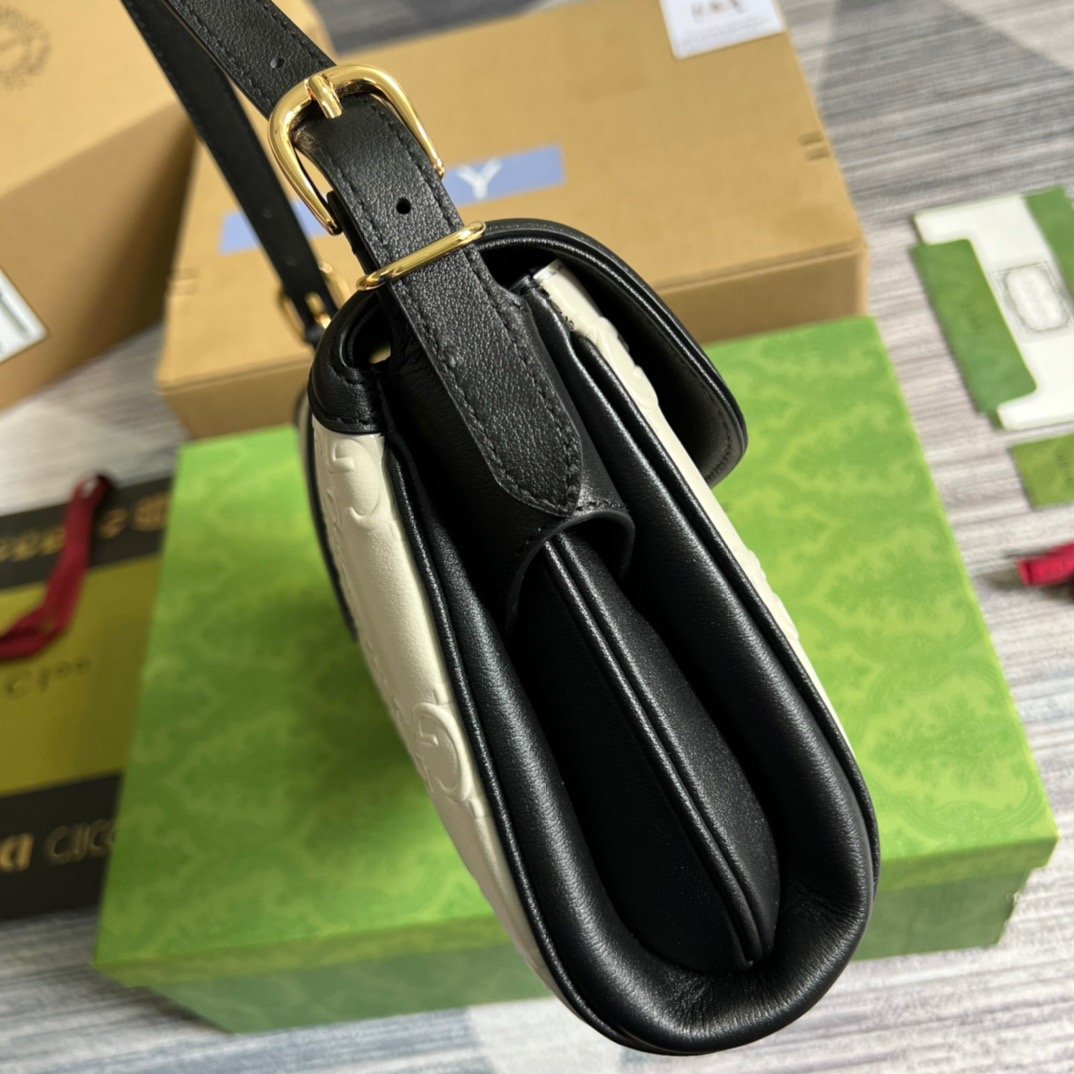 1:1 Replica Gucci Small GG Top Handle Bag White For Women, Women's Bags 17.7in/19cm GG 675791 UD9AX 9099 - Image 8