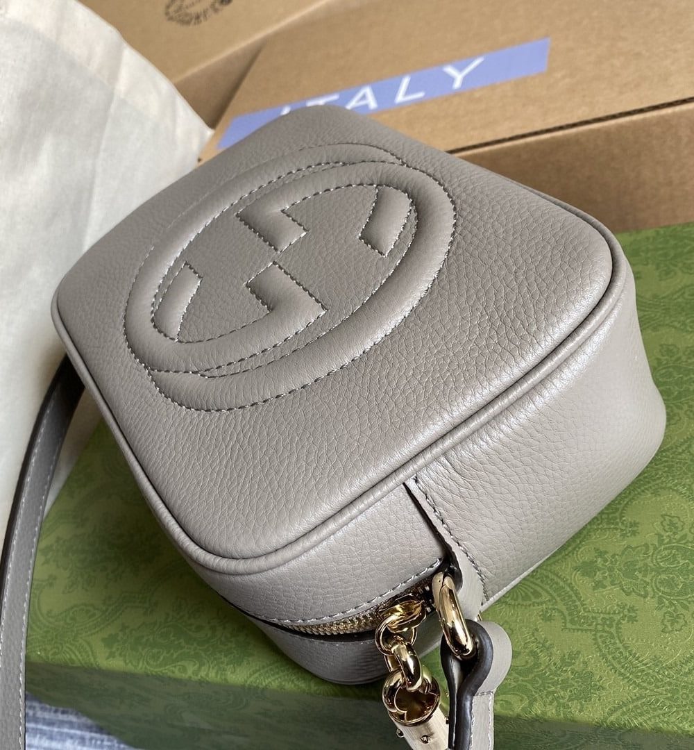 1:1 Replica Gucci Soho Small Disco Bag Red For Women, Women's Bags, Shoulder And Crossbody Bags 8in/21cm GG 308364