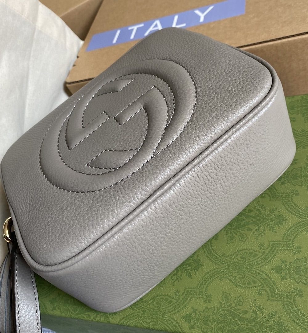 1:1 Replica Gucci Soho Small Disco Bag Red For Women, Women's Bags, Shoulder And Crossbody Bags 8in/21cm GG 308364