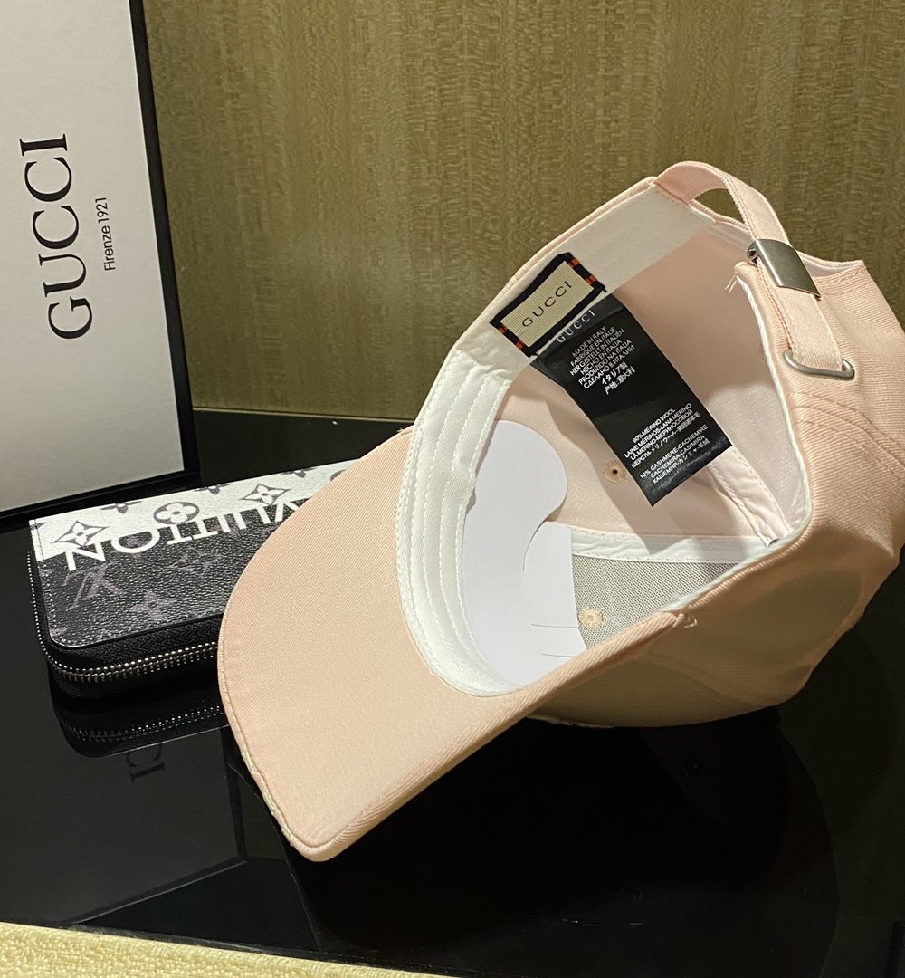 Gucci x Adidas Baseball Hat Pink GG Hat