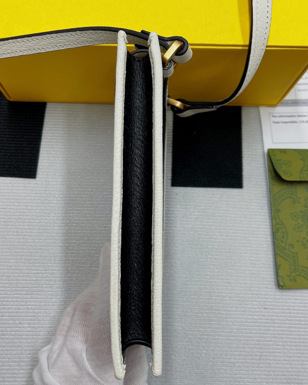 1:1 Replica Gucci x Adidas Phone Case Black For Women, Women's Bags 7.3in/18cm GG‎