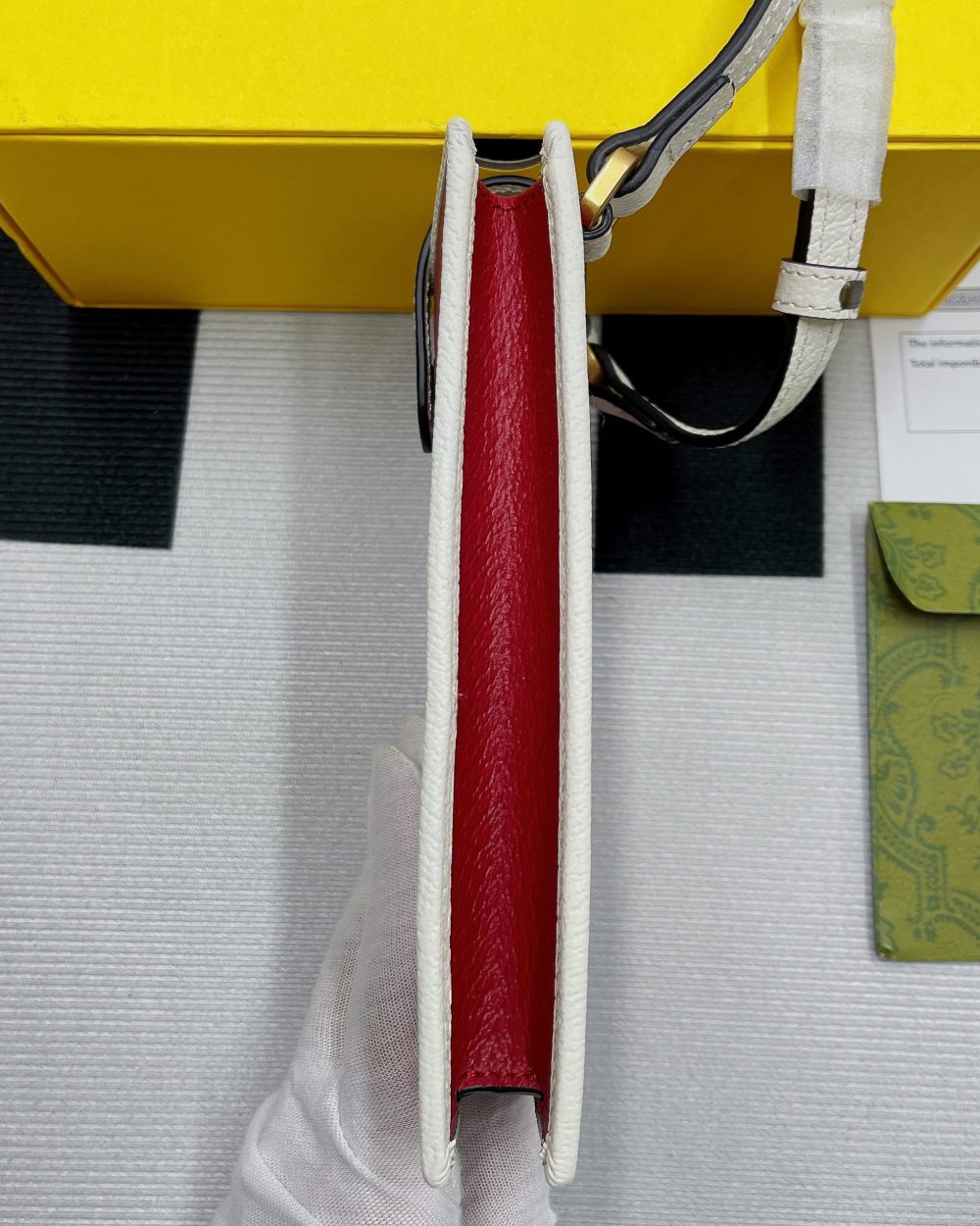 1:1 Replica Gucci x Adidas Phone Case Red For Women, Women's Bags 7.3in/18cm GG‎ ‎702203 UZ3BT 6484