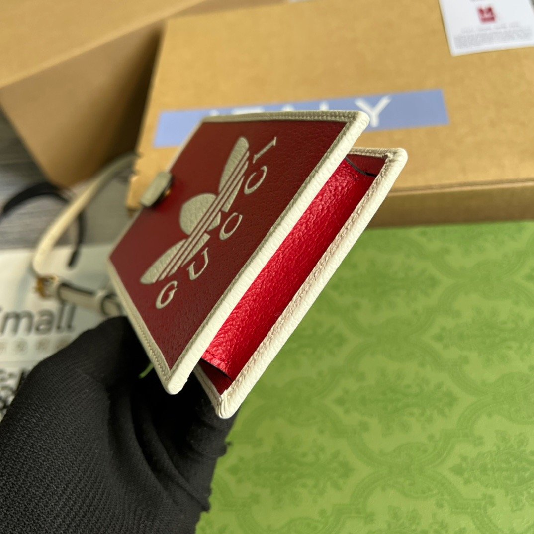 1:1 Replica Gucci x Adidas Phone Case Red For Women, Women's Bags 7.3in/18cm GG 702203 UZ3BT 6484 - Image 6