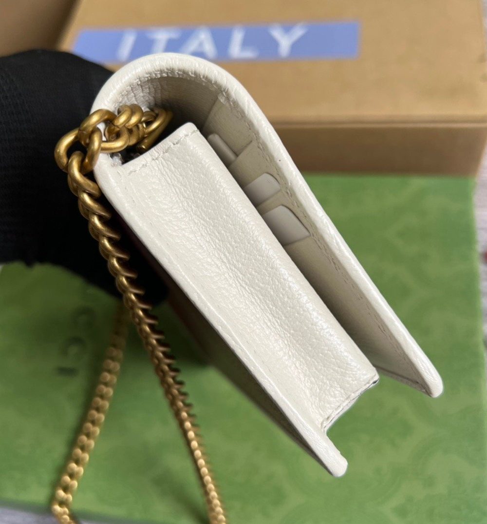 1:1 Replica Gucci x Adidas Wallet With Chain Red For Women, Women's Bags 7.5in/19cm GG 621892 UZ3BG 6484