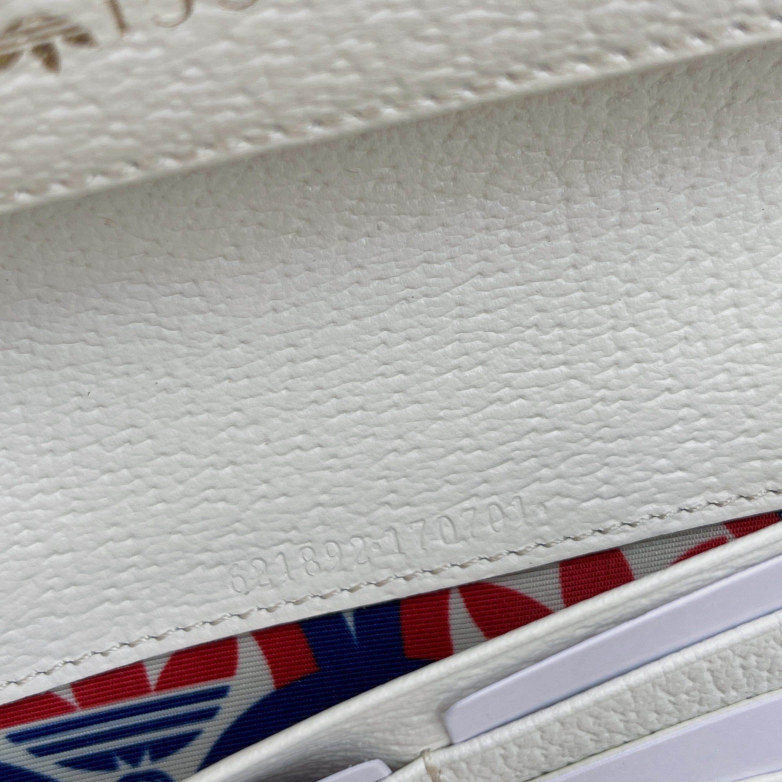 1:1 Replica Gucci x Adidas Wallet With Chain Red For Women, Women's Bags 7.5in/19cm GG 621892 UZ3BG 6484 - Image 3