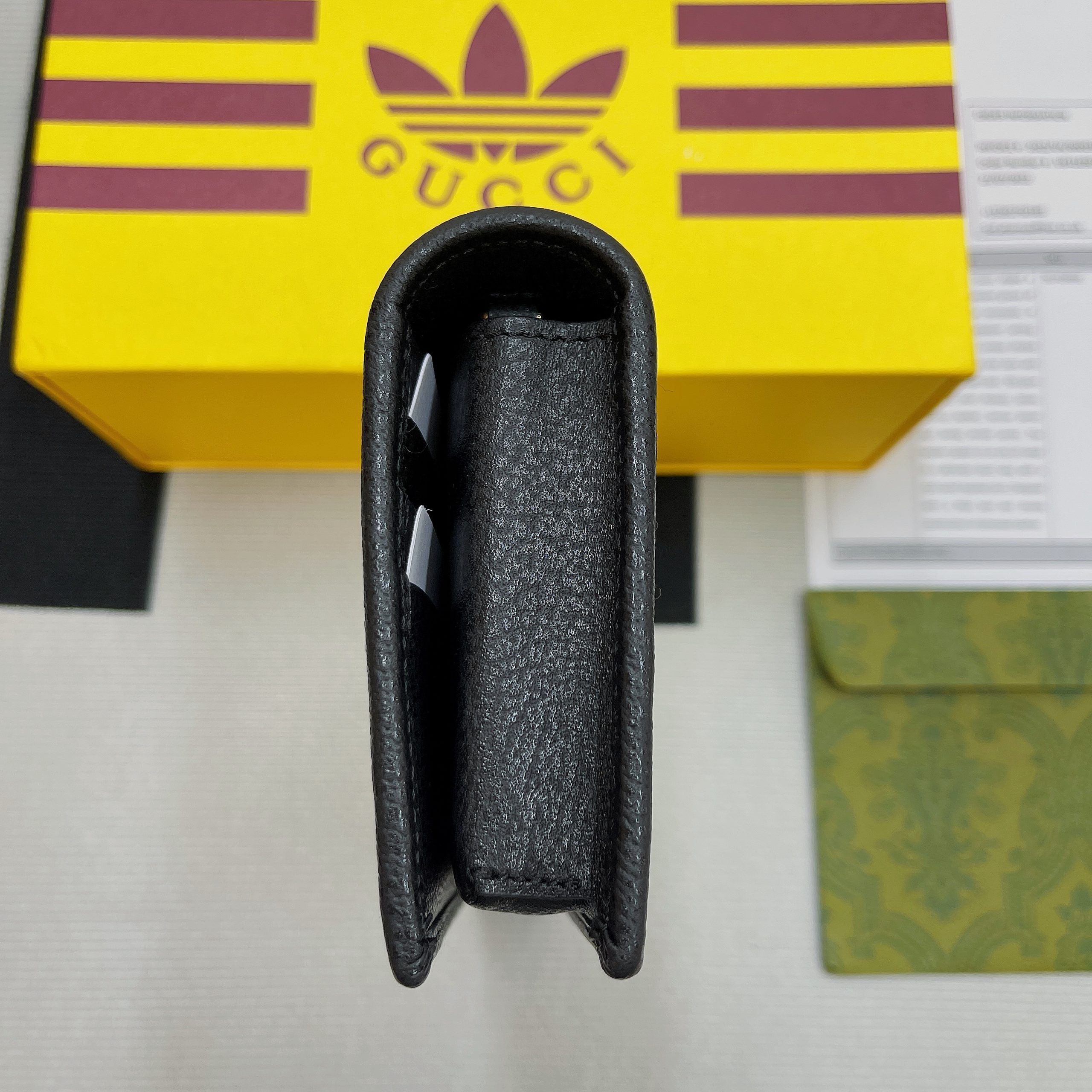 1:1 Replica Gucci x Adidas Wallet With Chain White For Women, Women's Bags 7.5in/19cm GG 621892 UZ3BG 8847 - Image 10