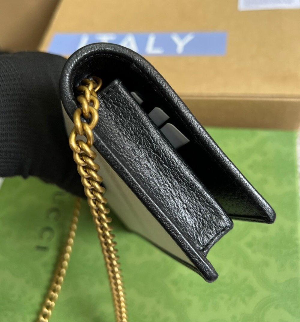 1:1 Replica Gucci x Adidas Wallet With Chain White For Women, Women's Bags 7.5in/19cm GG 621892 UZ3BG 8847