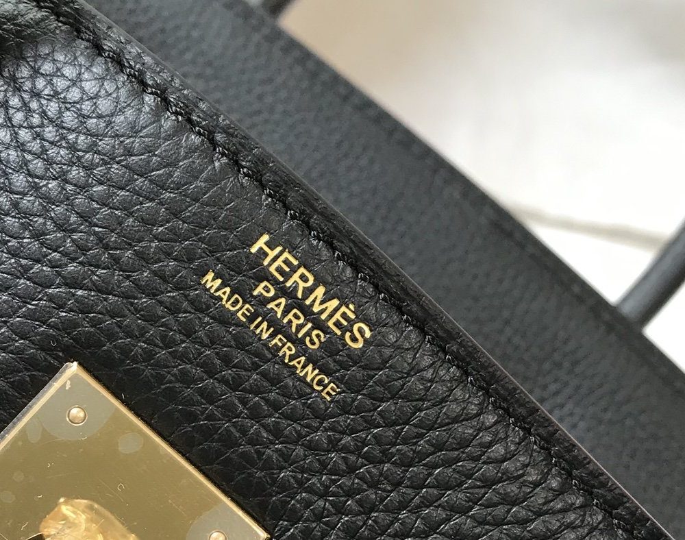 1:1 Replica Hermes Birkin Black Togo Gold Hardware Bag For Women, Women's Handbags, Shoulder Bags 30cm/12in