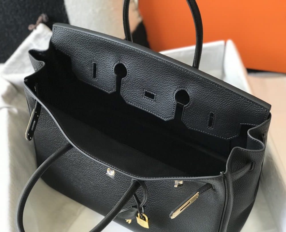 1:1 Replica Hermes Birkin Black Togo Gold Hardware Bag For Women, Women's Handbags, Shoulder Bags 30cm/12in