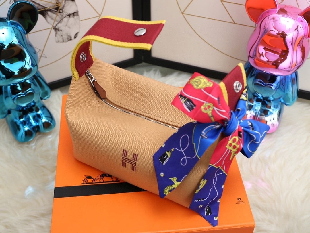 1:1 Replica Hermes Bride A Brac Case Beige Bag For Women, Women's Handbags, Shoulder Bags 9.8in/25cm - Image 2