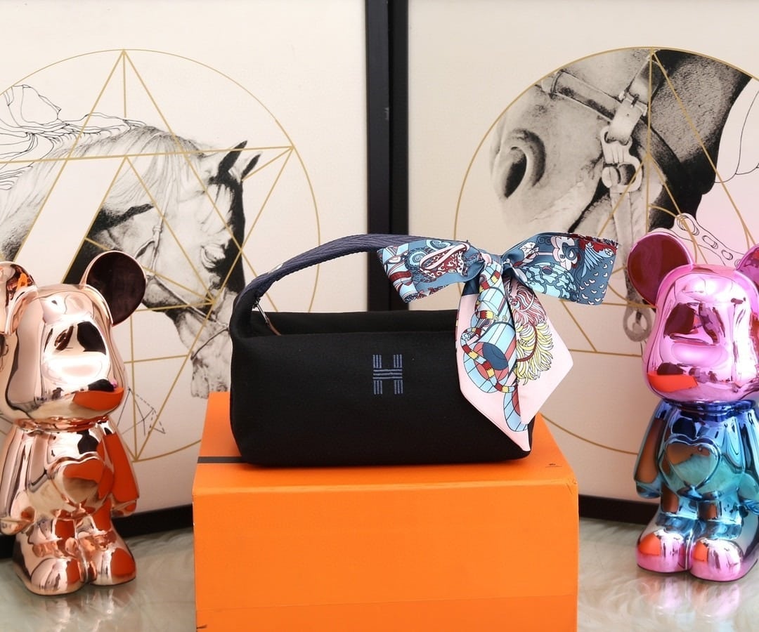 1:1 Replica Hermes Bride A Brac Case Black Bag For Women, Women's Handbags, Shoulder Bags 9.8in/25cm - Image 6