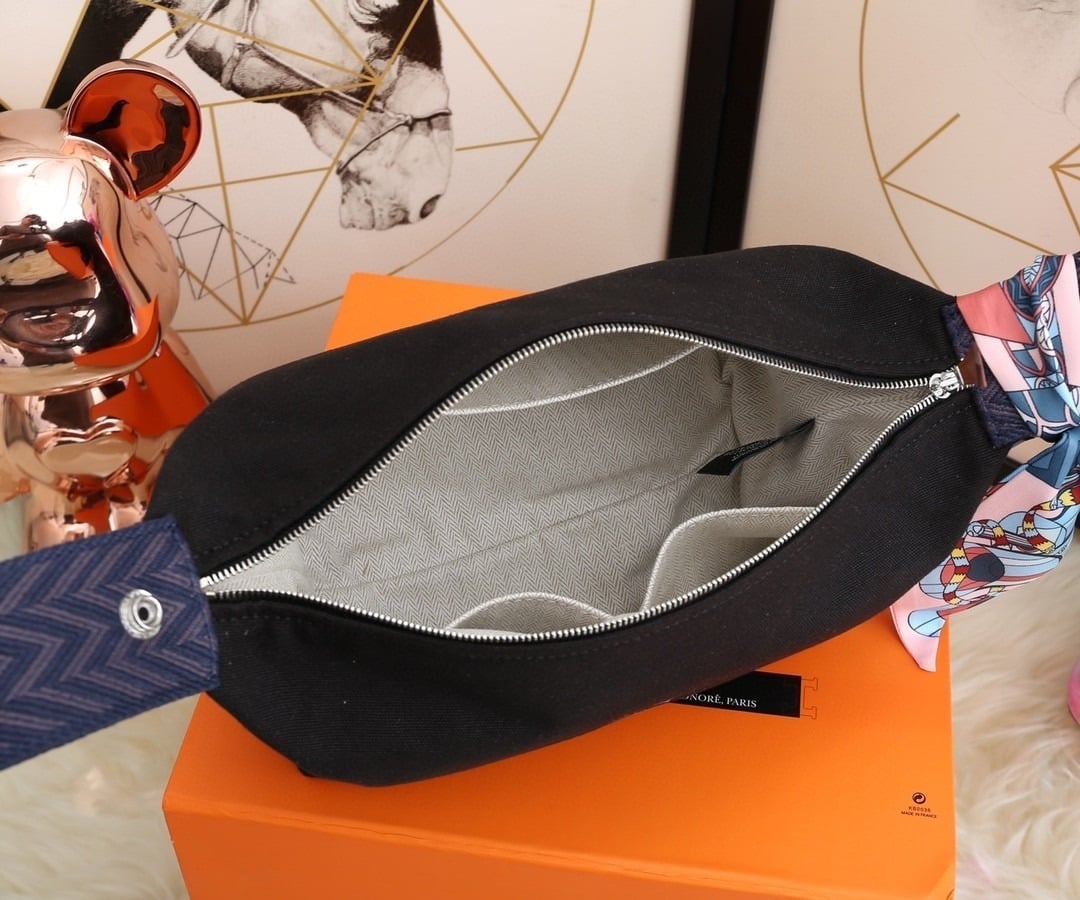 1:1 Replica Hermes Bride A Brac Case Black Bag For Women, Women's Handbags, Shoulder Bags 9.8in/25cm - Image 3