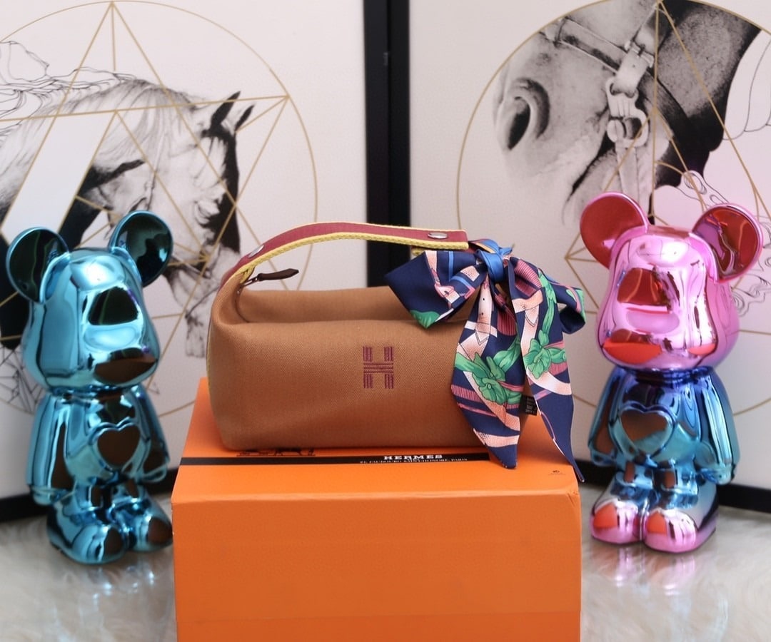 1:1 Replica Hermes Bride A Brac Case Brown Bag For Women, Women's Handbags, Shoulder Bags 9.8in/25cm - Image 2