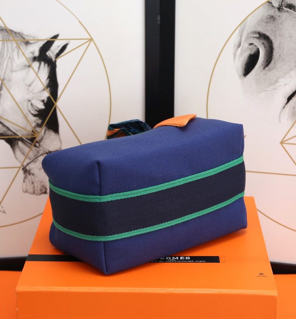 1:1 Replica Hermes Bride A Brac Case Dark Blue Bag For Women, Women's Handbags, Shoulder Bags 9.8in/25cm