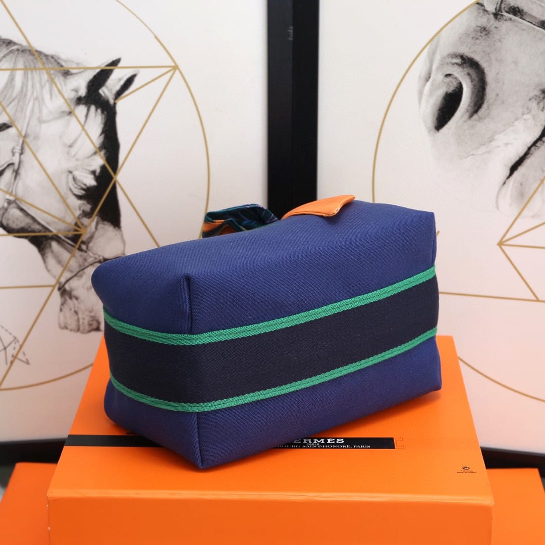 1:1 Replica Hermes Bride A Brac Case Dark Blue Bag For Women, Women's Handbags, Shoulder Bags 9.8in/25cm - Image 8