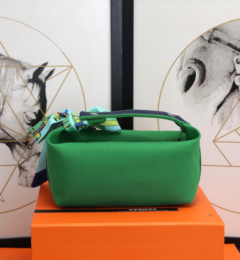 1:1 Replica Hermes Bride A Brac Case Green Bag For Women, Women's Handbags, Shoulder Bags 9.8in/25cm