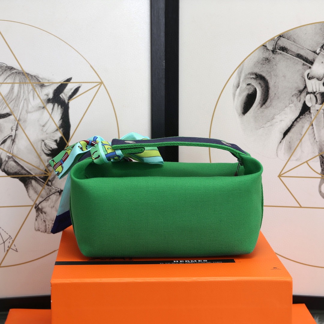 1:1 Replica Hermes Bride A Brac Case Green Bag For Women, Women's Handbags, Shoulder Bags 9.8in/25cm - Image 8