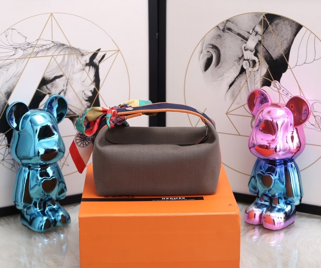 1:1 Replica Hermes Bride A Brac Case Grey Bag For Women, Women's Handbags, Shoulder Bags 9.8in/25cm - Image 3