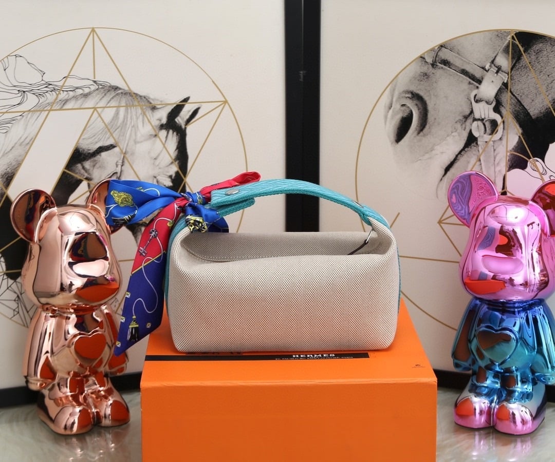 1:1 Replica Hermes Bride A Brac Case Grey Bag For Women, Women's Handbags, Shoulder Bags 9.8in/25cm - Image 4