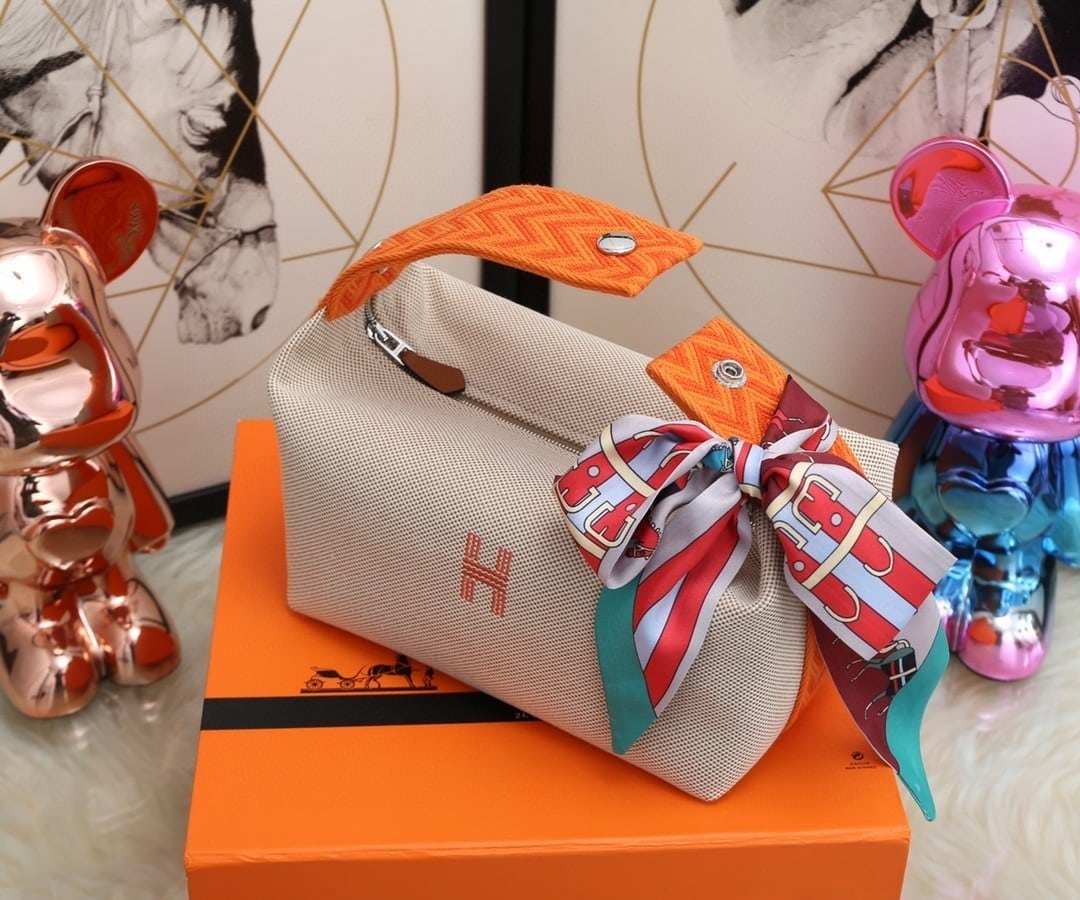 1:1 Replica Hermes Bride A Brac Case Grey Bag For Women, Women's Handbags, Shoulder Bags 9.8in/25cm - Image 6