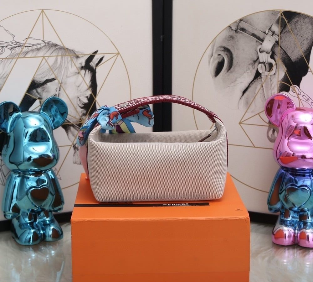 1:1 Replica Hermes Bride A Brac Case Grey Bag For Women, Women's Handbags, Shoulder Bags 9.8in/25cm