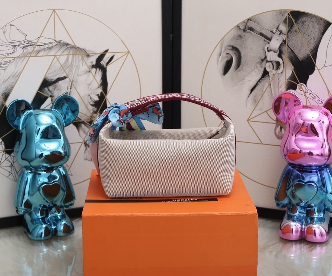 1:1 Replica Hermes Bride A Brac Case Grey Bag For Women, Women's Handbags, Shoulder Bags 9.8in/25cm - Image 3