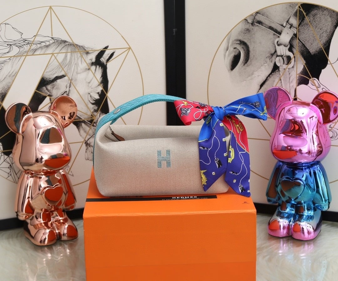 1:1 Replica Hermes Bride A Brac Case Grey Bag For Women, Women's Handbags, Shoulder Bags 9.8in/25cm - Image 2