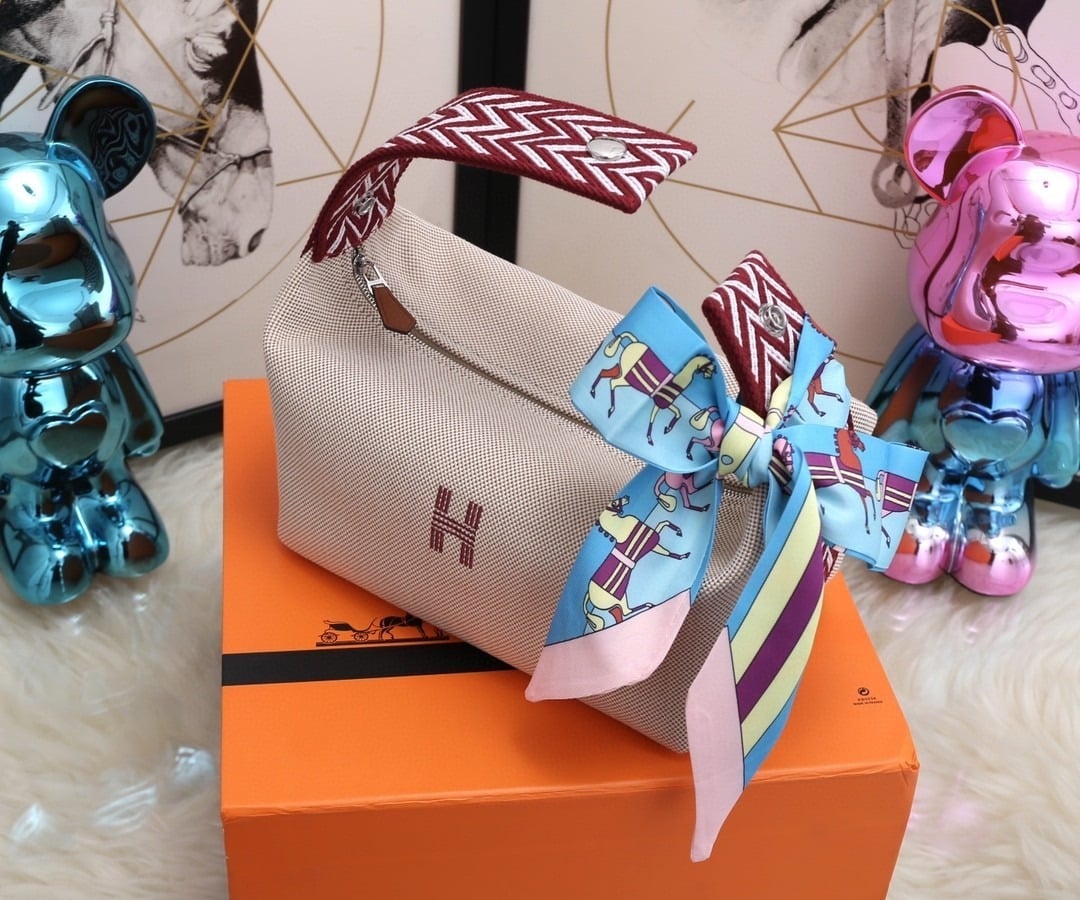 1:1 Replica Hermes Bride A Brac Case Grey Bag For Women, Women's Handbags, Shoulder Bags 9.8in/25cm - Image 2