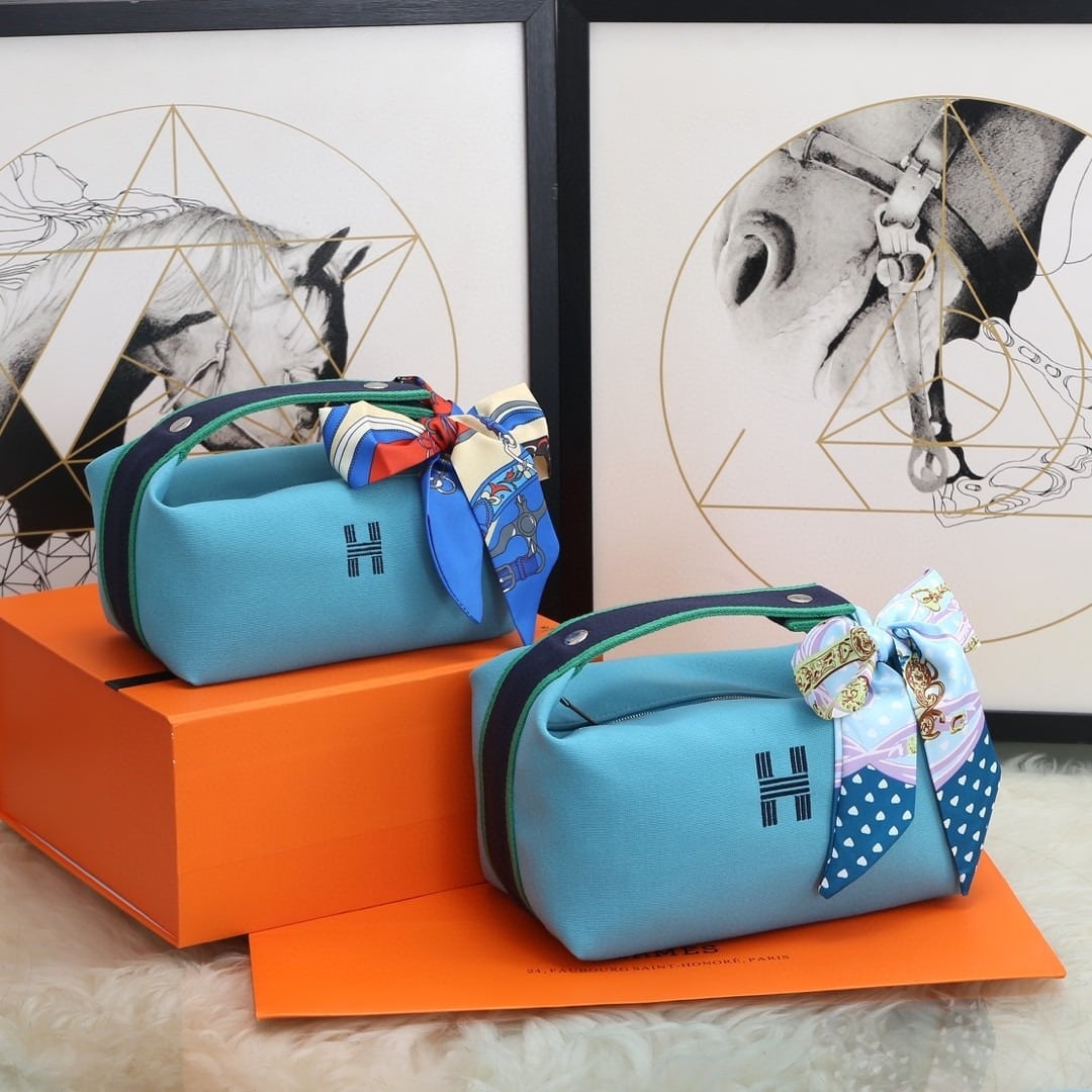 1:1 Replica Hermes Bride A Brac Case Light Blue Bag For Women, Women's Handbags, Shoulder Bags 9.8in/25cm - Image 3