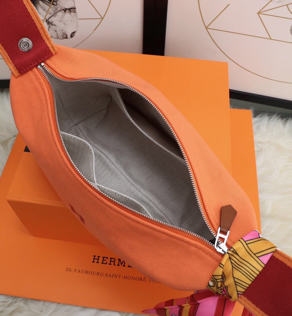 1:1 Replica Hermes Bride A Brac Case Orange Bag For Women, Women's Handbags, Shoulder Bags 9.8in/25cm