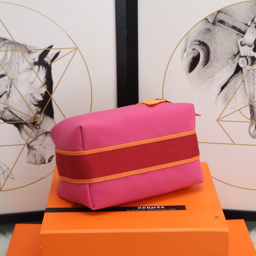 1:1 Replica Hermes Bride A Brac Case Pink Bag For Women, Women's Handbags, Shoulder Bags 9.8in/25cm - Image 8