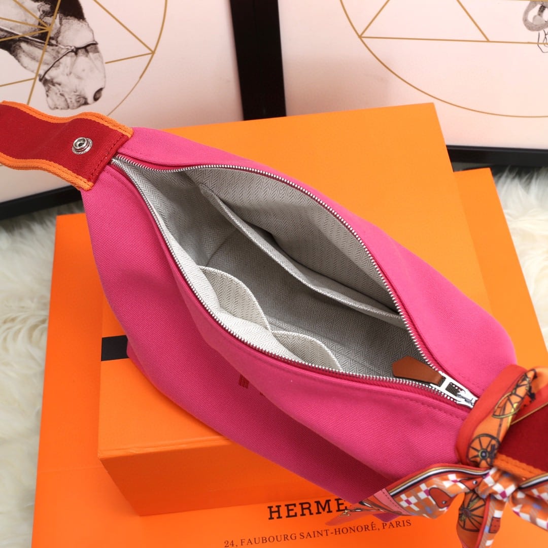 1:1 Replica Hermes Bride A Brac Case Pink Bag For Women, Women's Handbags, Shoulder Bags 9.8in/25cm - Image 6