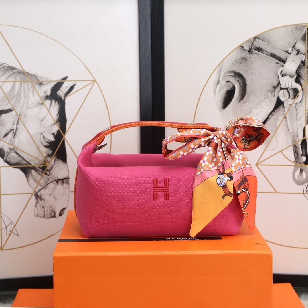 1:1 Replica Hermes Bride A Brac Case Pink Bag For Women, Women's Handbags, Shoulder Bags 9.8in/25cm - Image 3