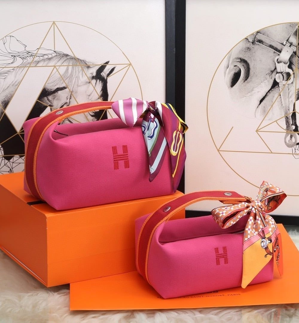 1:1 Replica Hermes Bride A Brac Case Pink Bag For Women, Women's Handbags, Shoulder Bags 9.8in/25cm